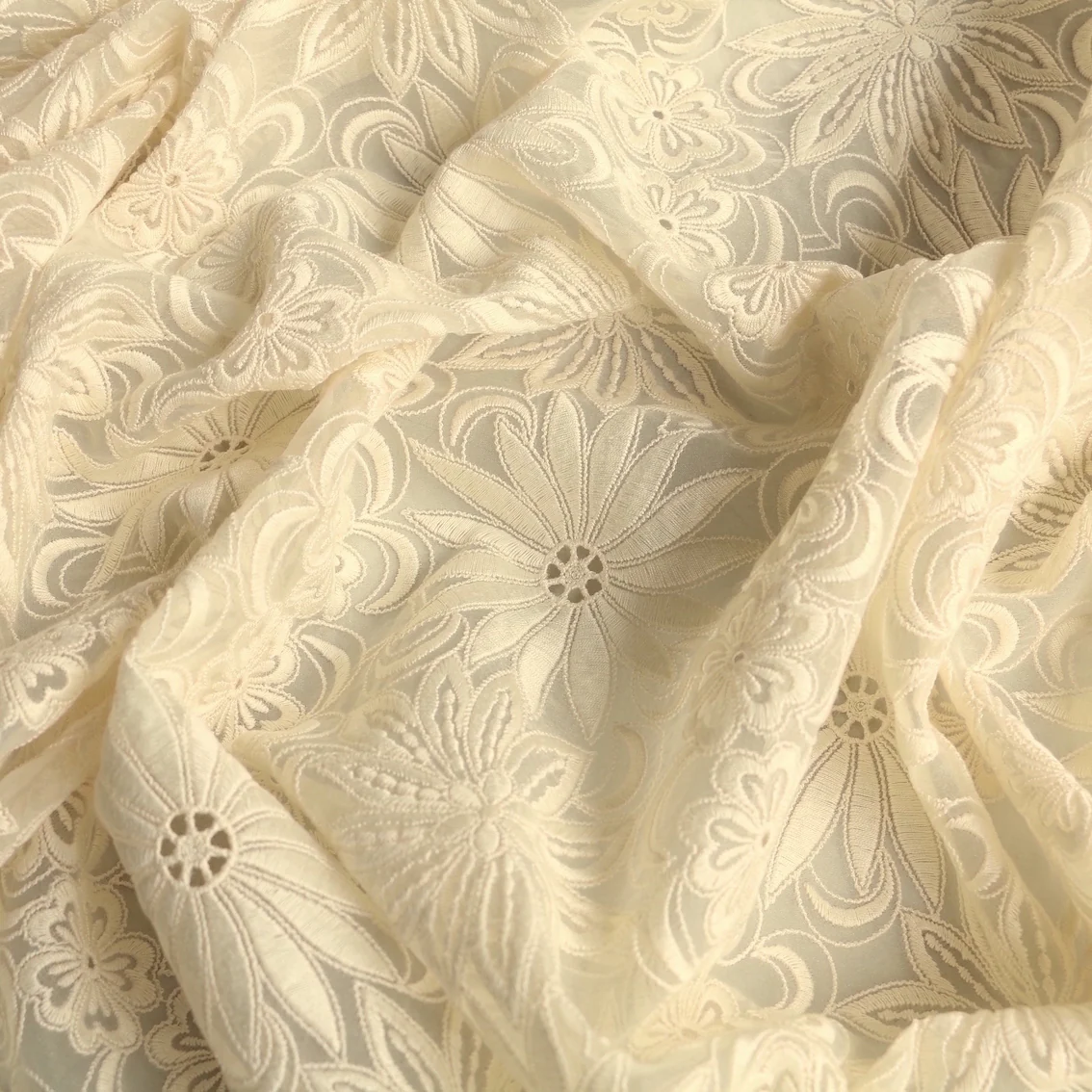 Katia's Garden - Embroidered Organza - Image 2