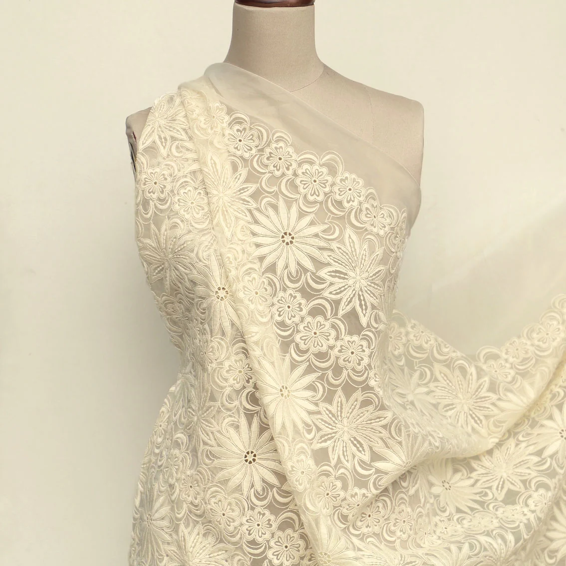 Katia's Garden - Embroidered Organza - Image 7