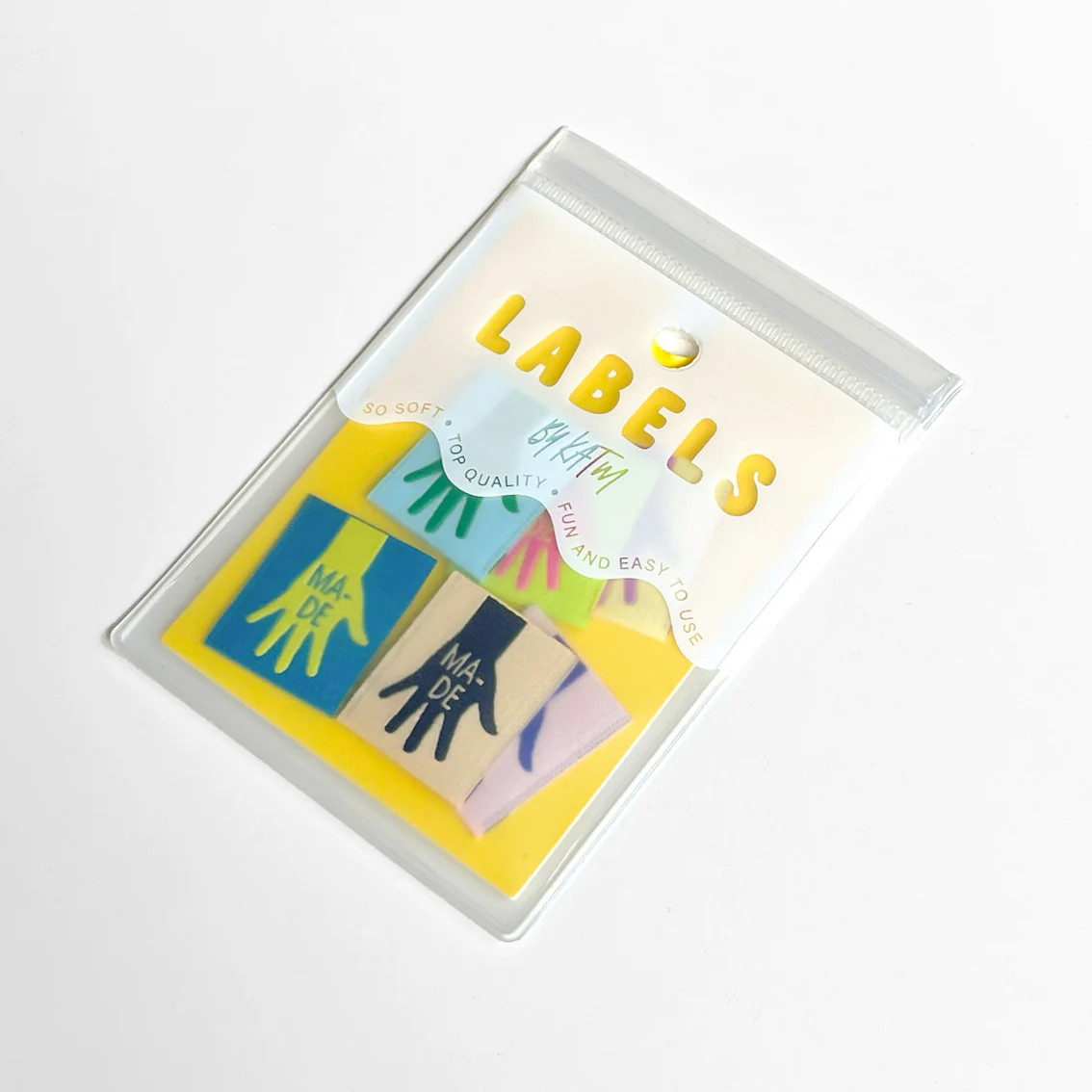 KATM "Made" Labels - Mixed 6 Sew-In Woven Labels - Image 4