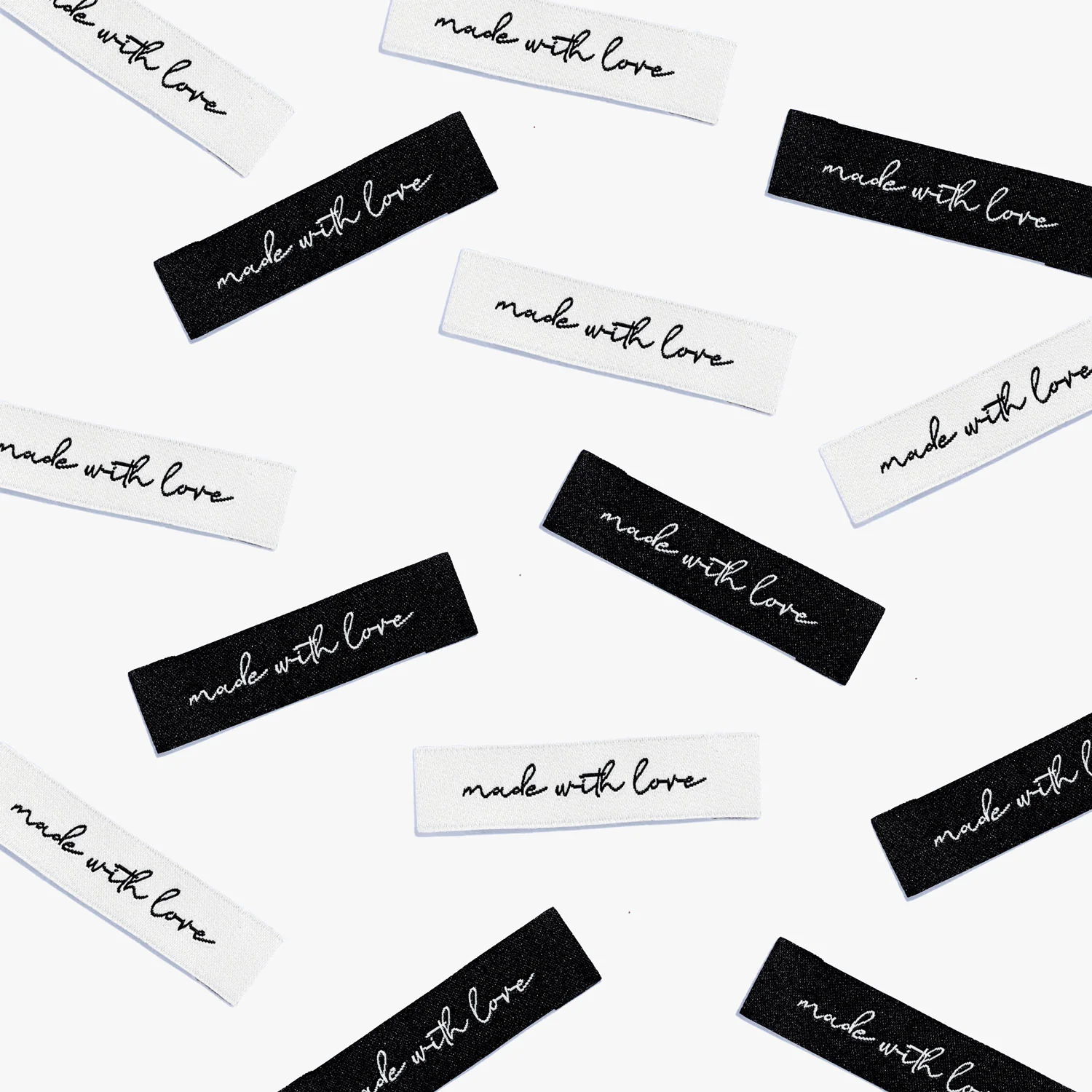 KATM "MADE WITH LOVE" Labels - Mixed 6 Woven Labels - Image 2