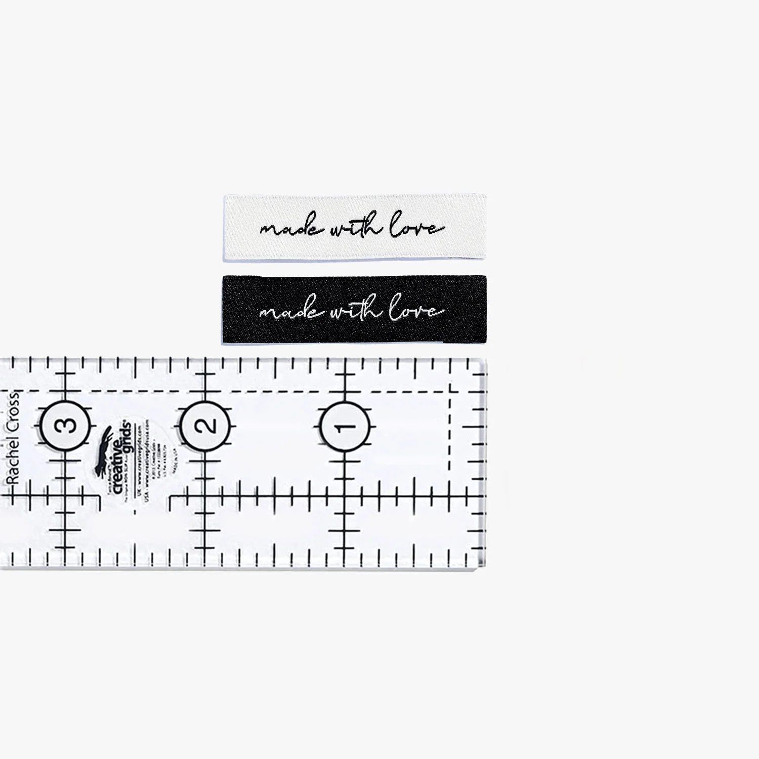 KATM "MADE WITH LOVE" Labels - Mixed 6 Woven Labels - Image 4