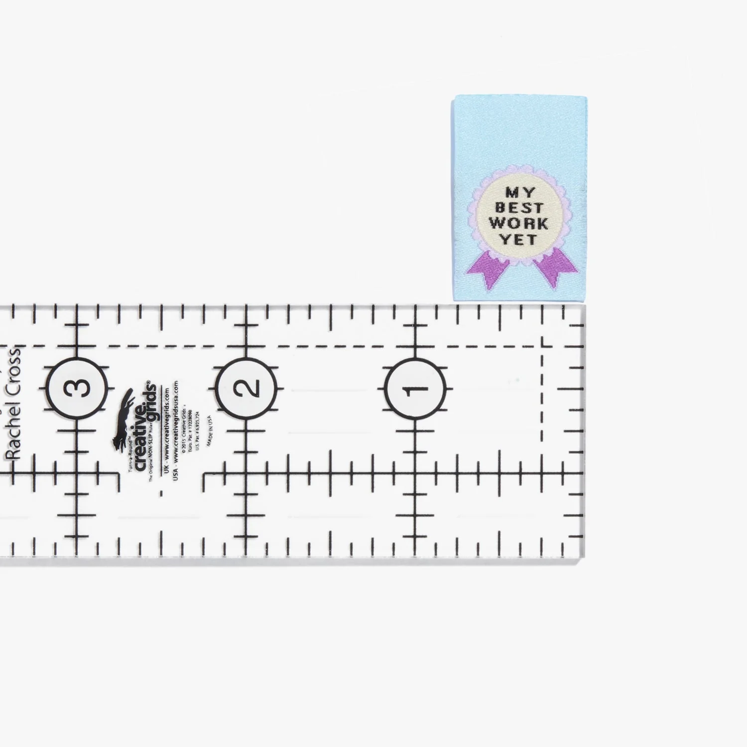KATM Woven Labels - "Best Work Yet" - Woven Sewing Labels 10 Pack - Image 4