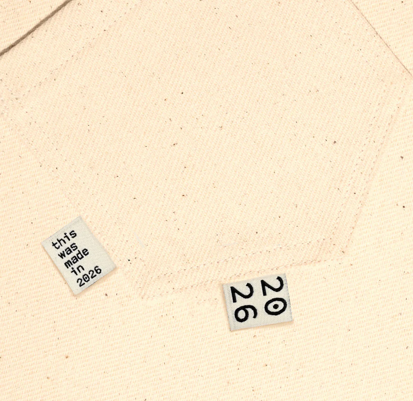 KATM Woven Labels - "Circa 2026" - Woven Sewing Labels 6 Pack - Image 3