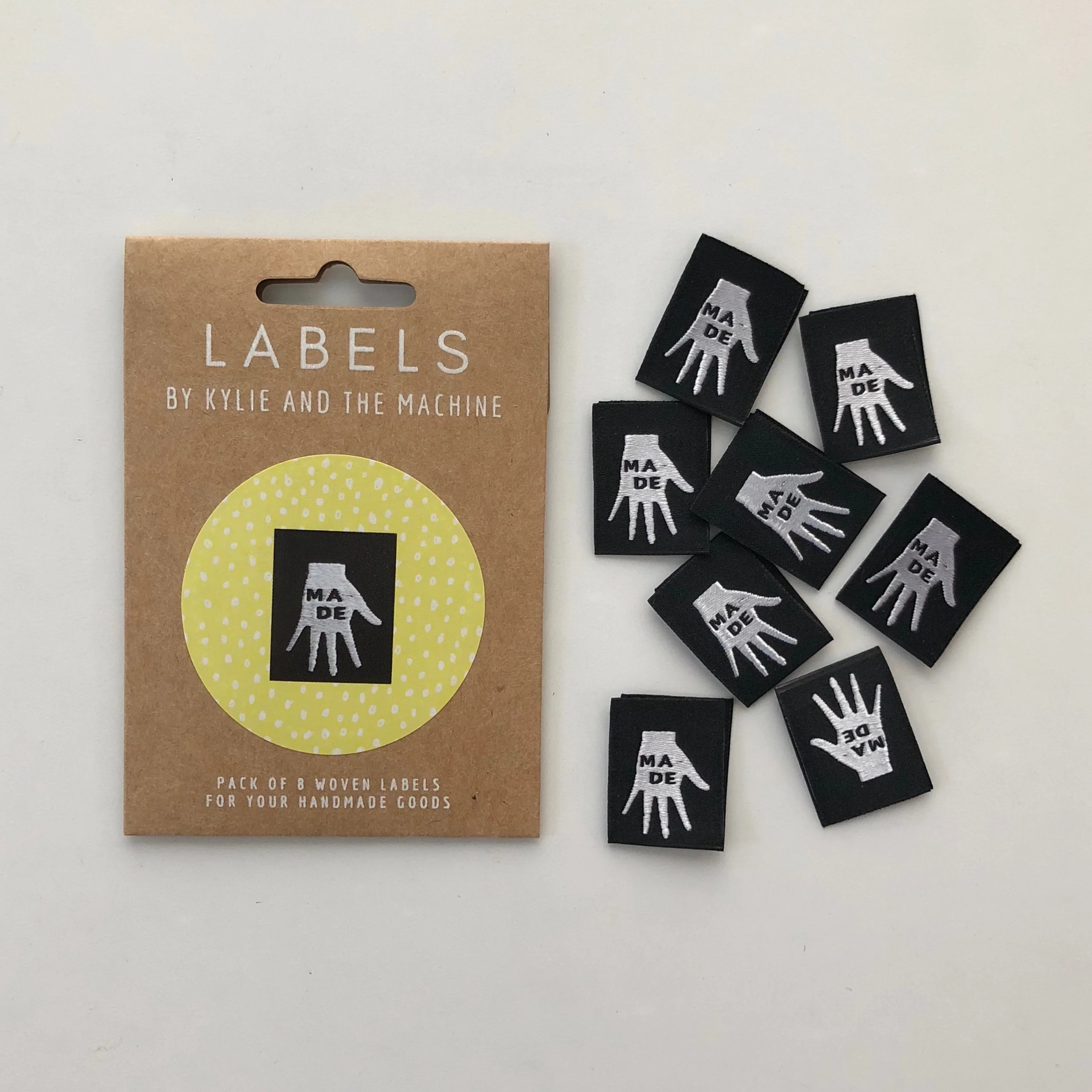 KATM Woven Labels - "MADE" - woven sewing labels 8 Pack - Image 4