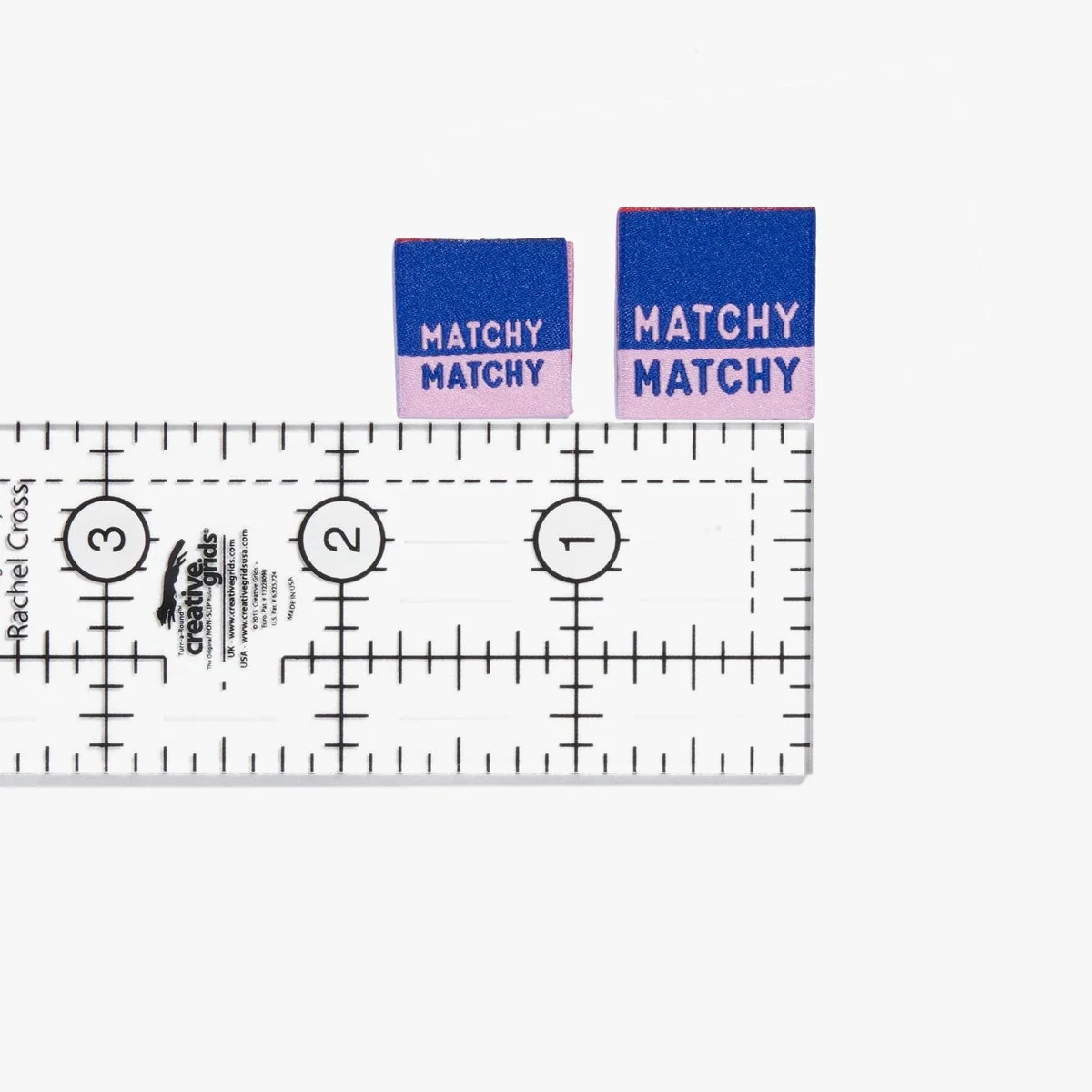 KATM Woven Labels - "Matchy Matchy" - Woven Sewing Labels 10 Pack - Image 4