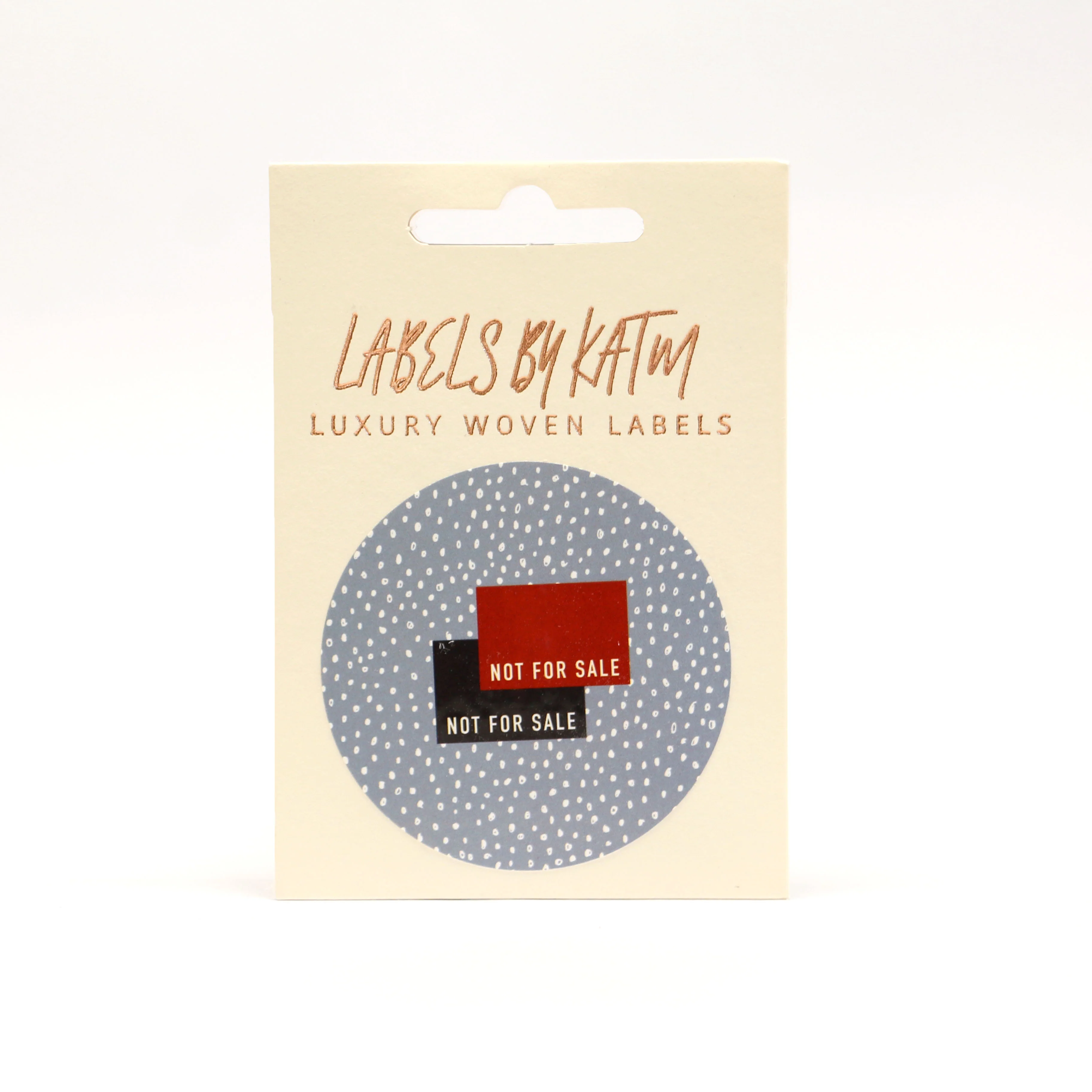 KATM Woven Labels - "NOT FOR SALE" - woven sewing labels 10 Pack - Image 2