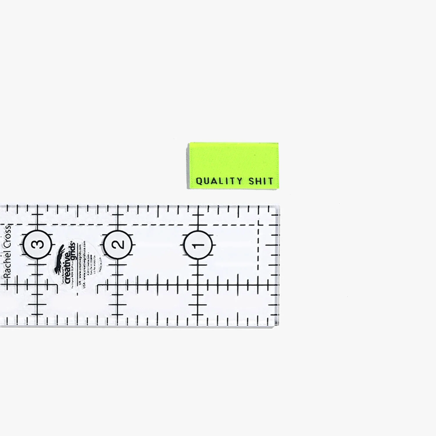 KATM Woven Side Seam Labels - "Quality Shit" - woven sewing labels 6 Pack - Image 5