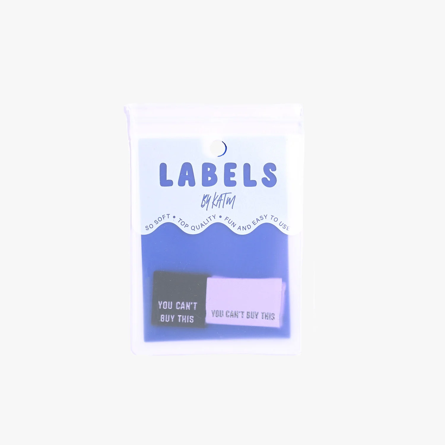 KATM "YOU CAN'T BUY THIS" Labels - Mixed 6 Side Seam and Centrefold Woven Labels