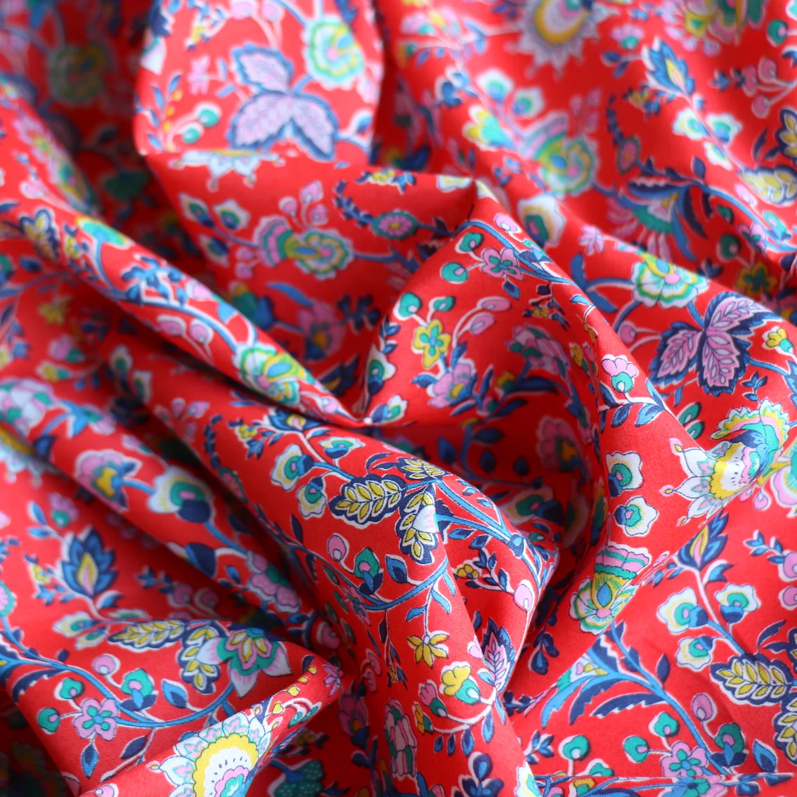 Kazusa Red Liberty Tana Lawn⢠- Image 2