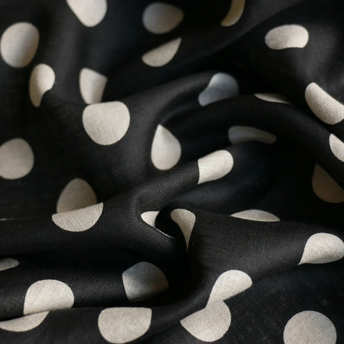 Keiko Spot Black Linen - Image 2