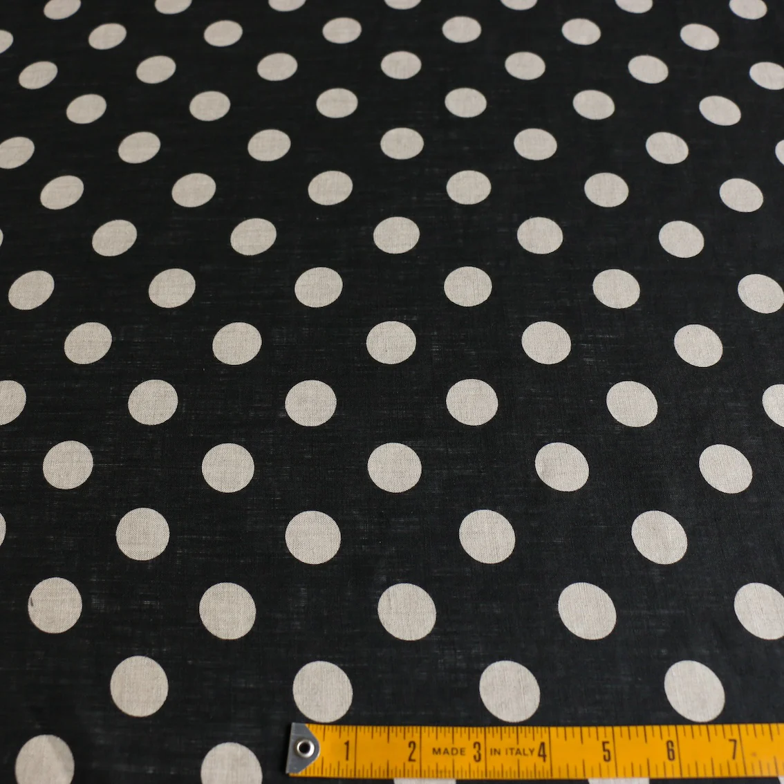 Keiko Spot Black Linen - Image 3