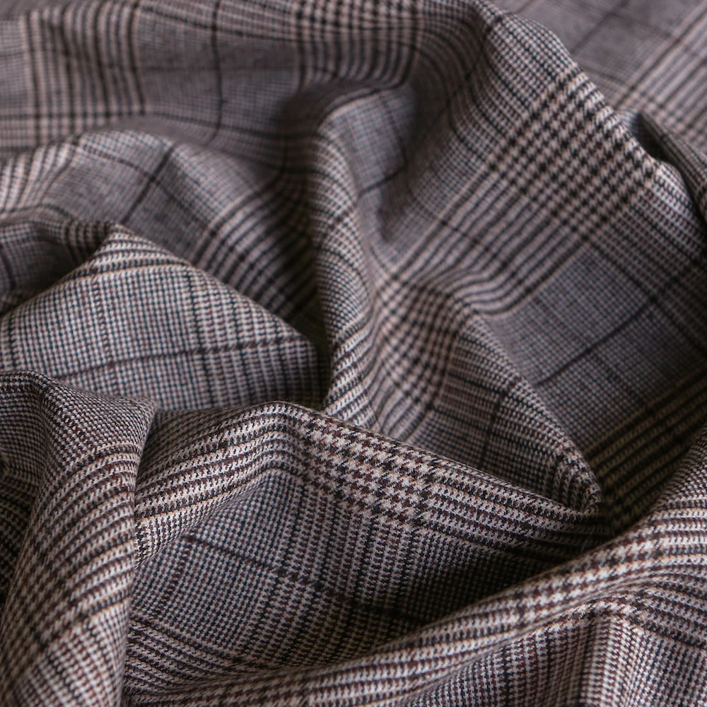 Kendall Check Stretch Wool - Image 2