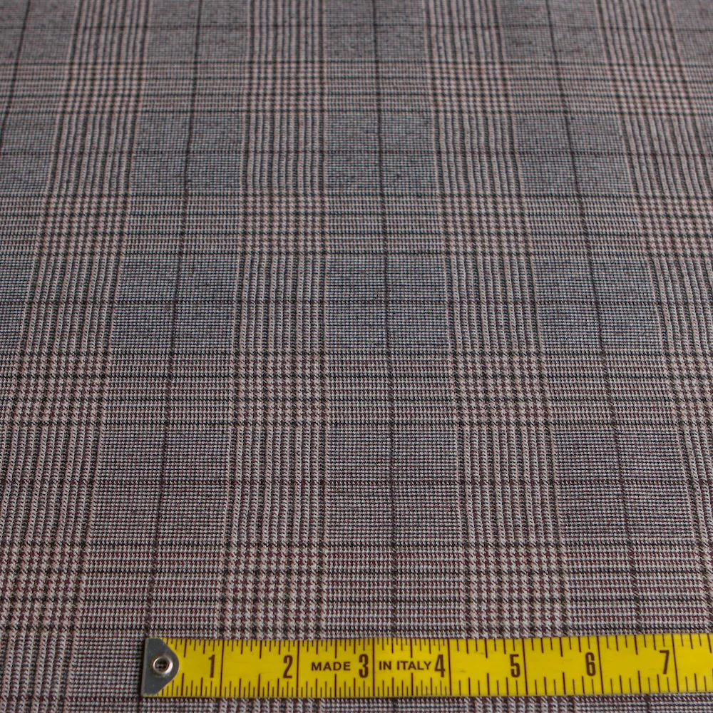 Kendall Check Stretch Wool - Image 3