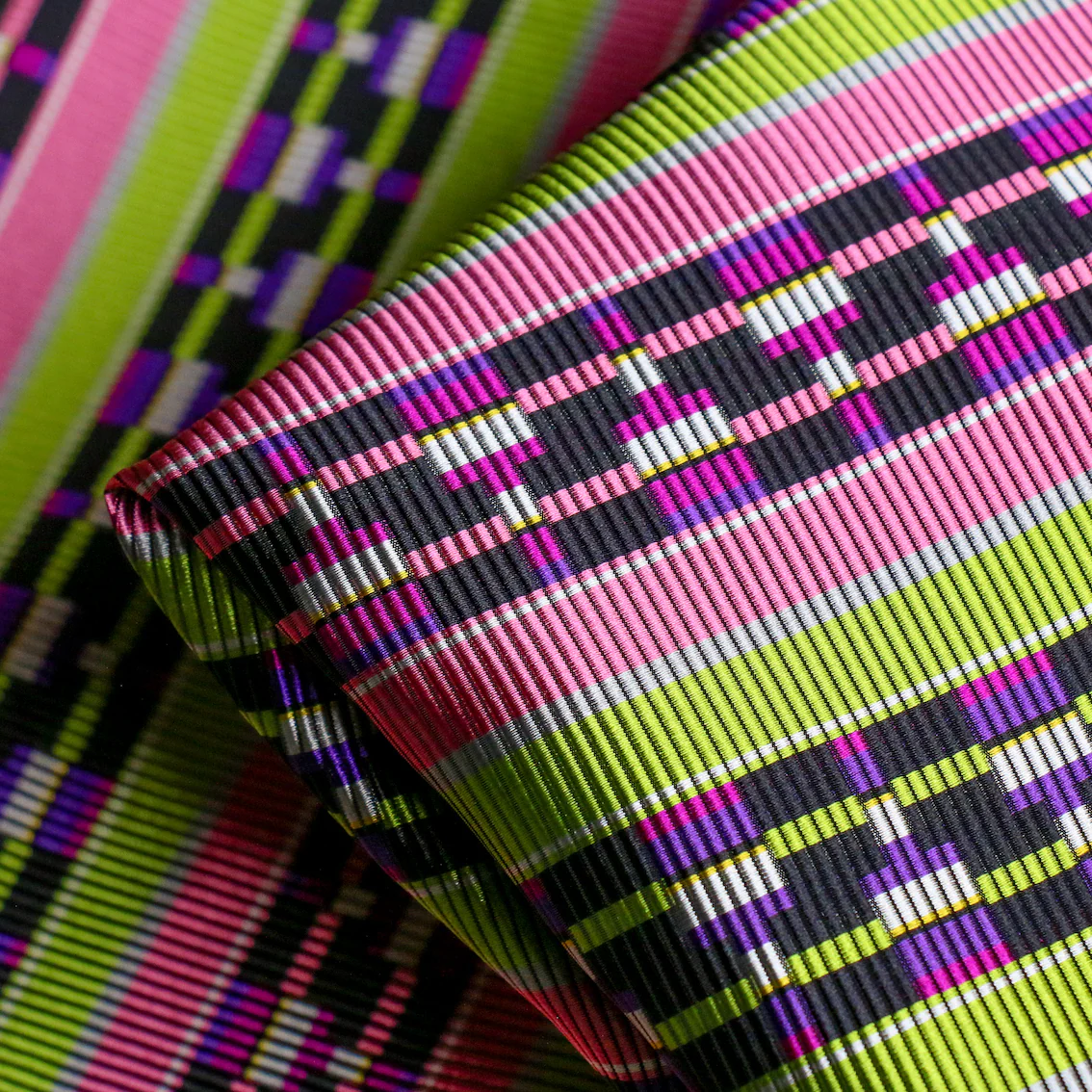 Kiki Stripe Ottoman