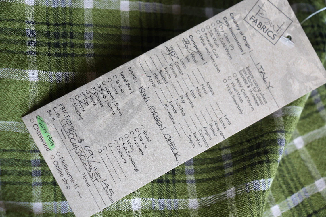 Kiwi Green Check - Image 4