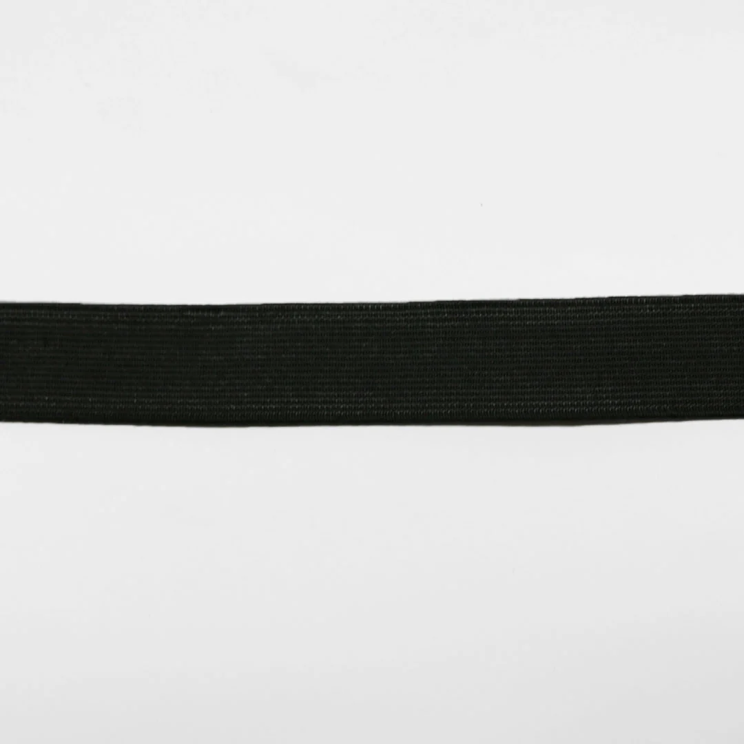 *Knitted Non-Roll Elastic (25mm) - Black - Image 3