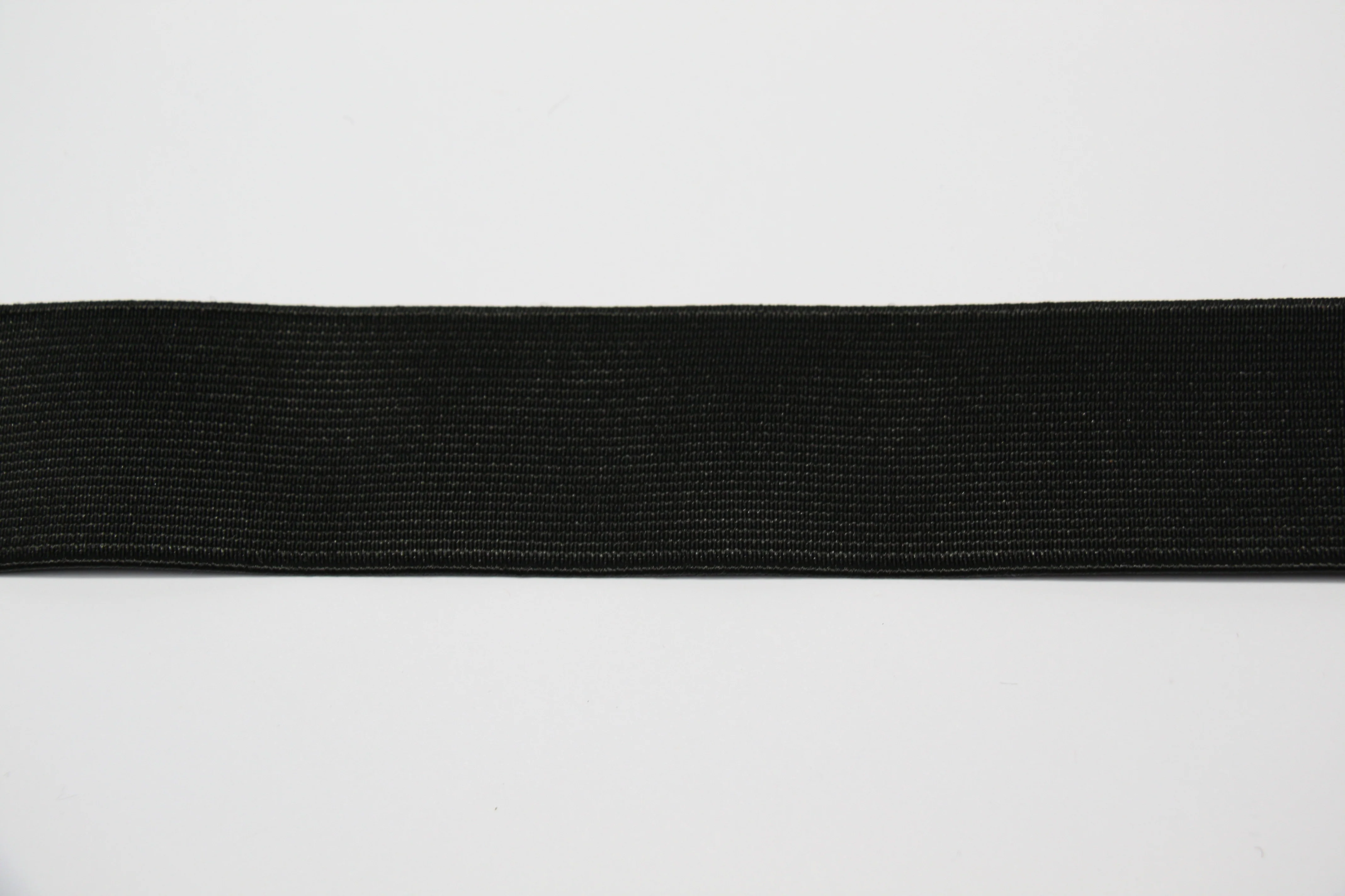 *Knitted Non-Roll Elastic (38mm) - Black - Image 2