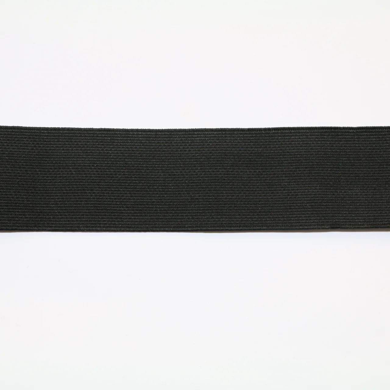 *Knitted Non-Roll Elastic (50mm) - Black - Image 2