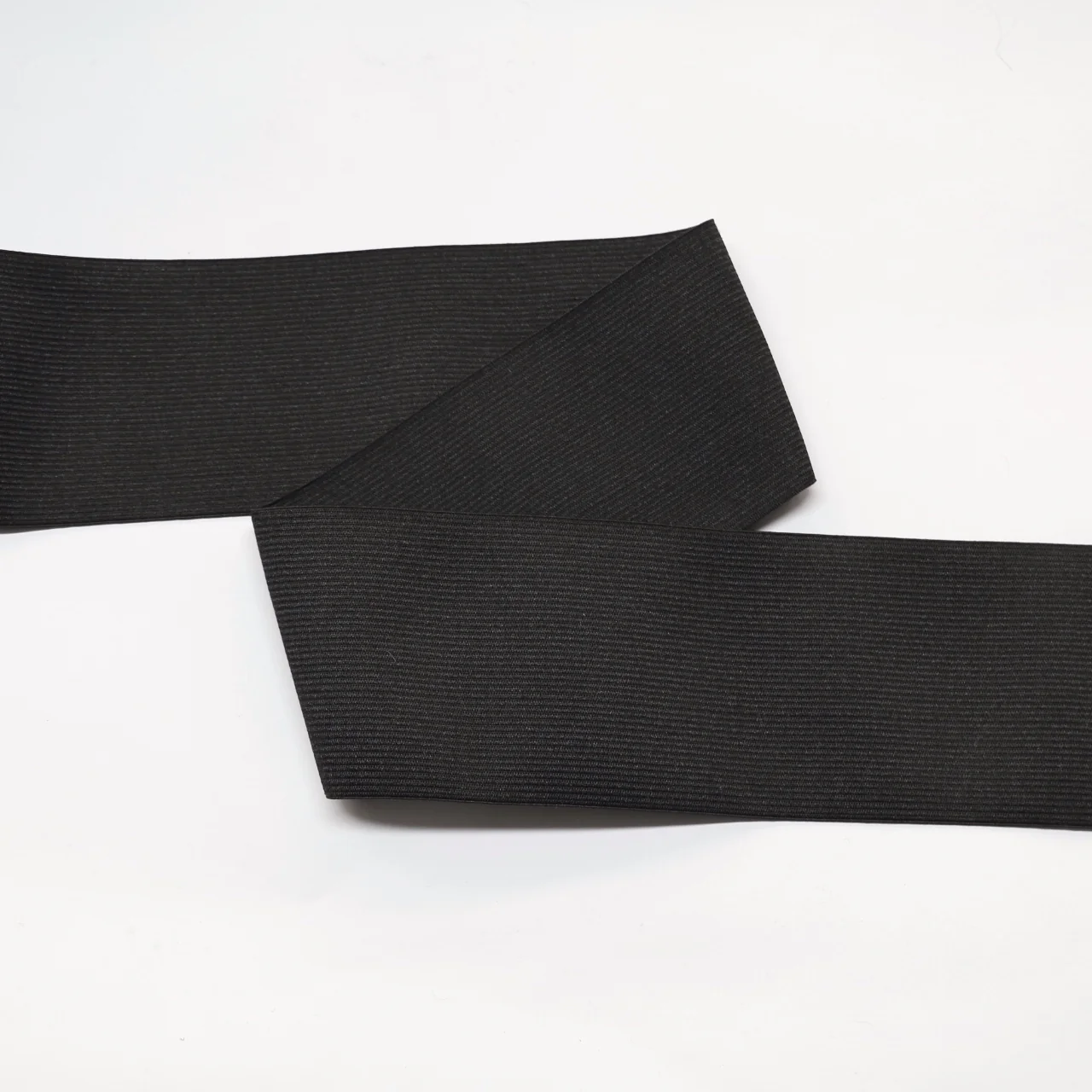 *Knitted Non-Roll Elastic (75mm) - Black