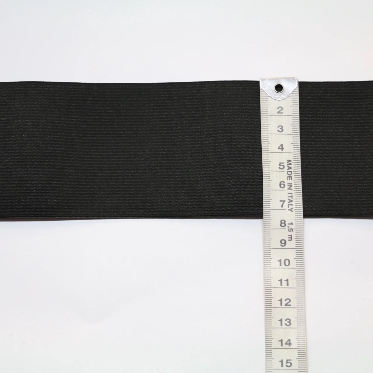 *Knitted Non-Roll Elastic (75mm) - Black - Image 2