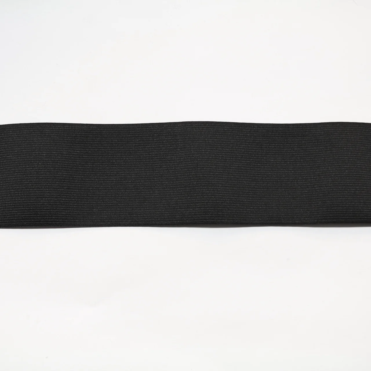 *Knitted Non-Roll Elastic (75mm) - Black - Image 3