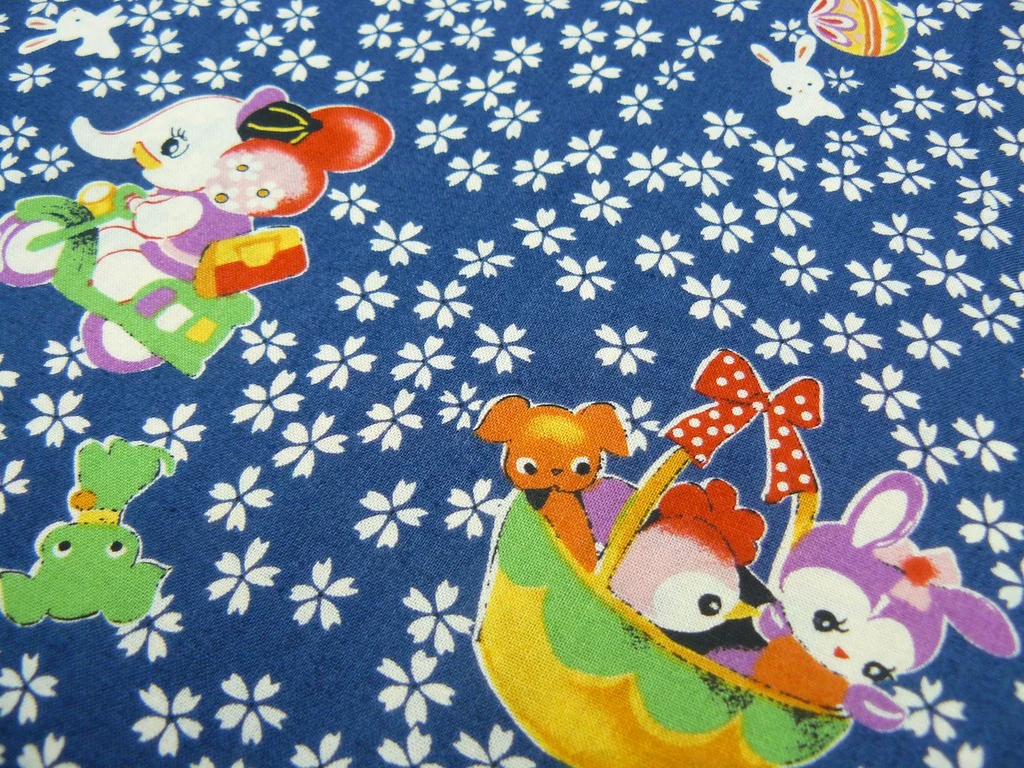 Kokka Bambi Blue - Image 3