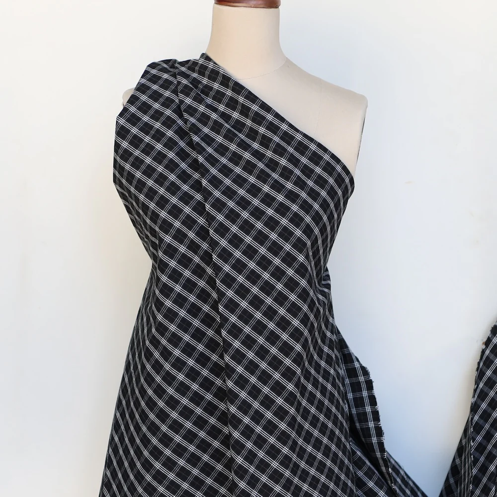 Kyoto Check Yarn-Dyed Cotton - Image 5