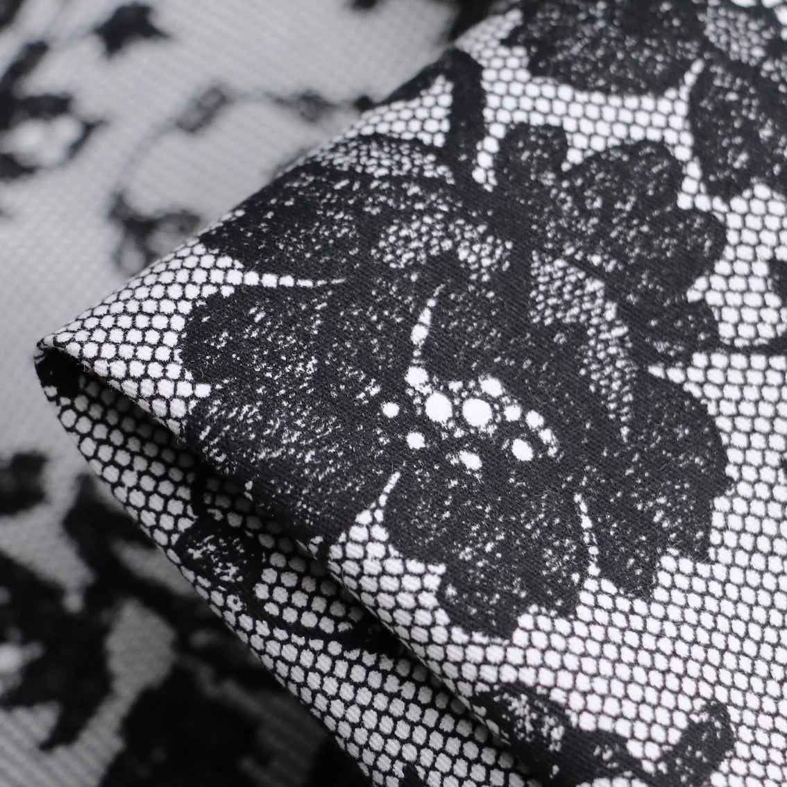 Lacey Black Stretch Cotton