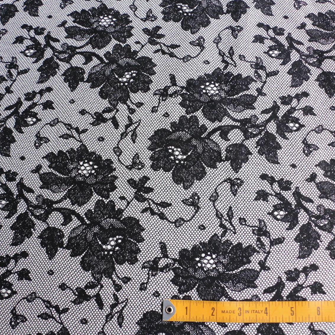 Lacey Black Stretch Cotton - Image 3
