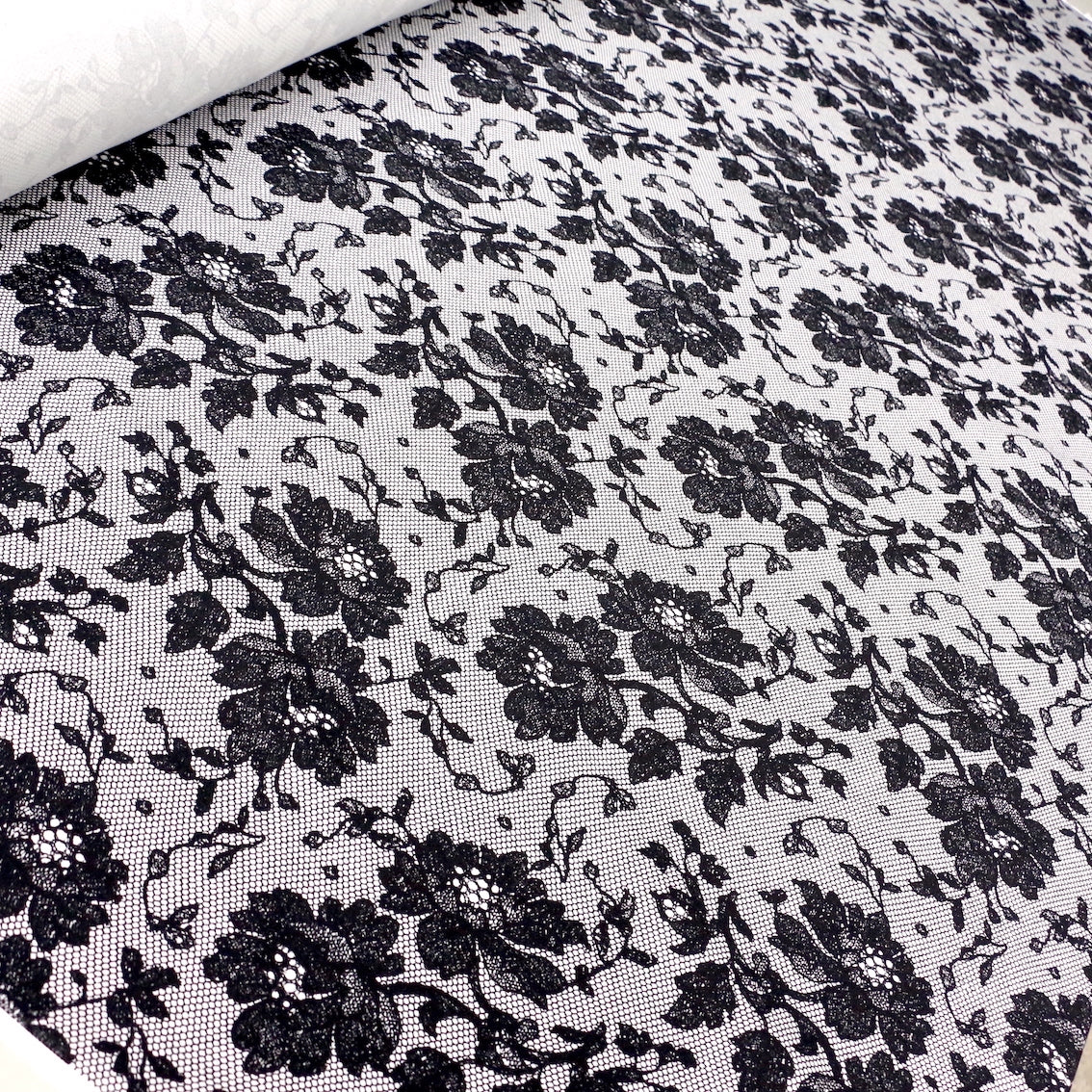 Lacey Black Stretch Cotton - Image 4