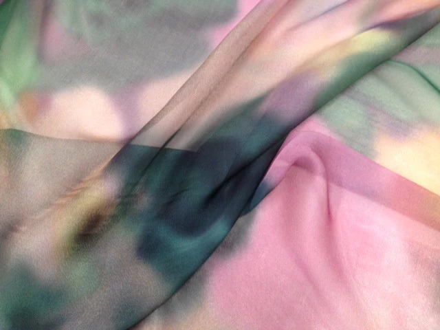 Lagoon Dreaming - Silk Chiffon