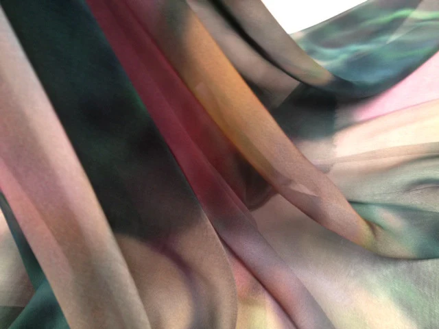 Lagoon Dreaming - Silk Chiffon - Image 3