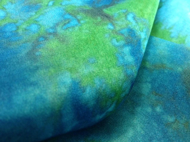 Lagoon Satin Silk Chiffon - Image 4