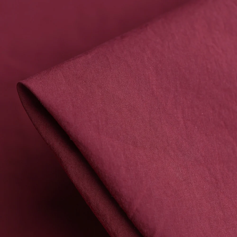 Lamatina Berry Red Cotton Poplin