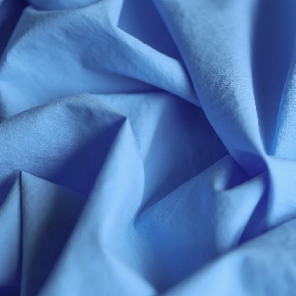 Lamatina Cielo Blue Cotton Poplin - Image 2