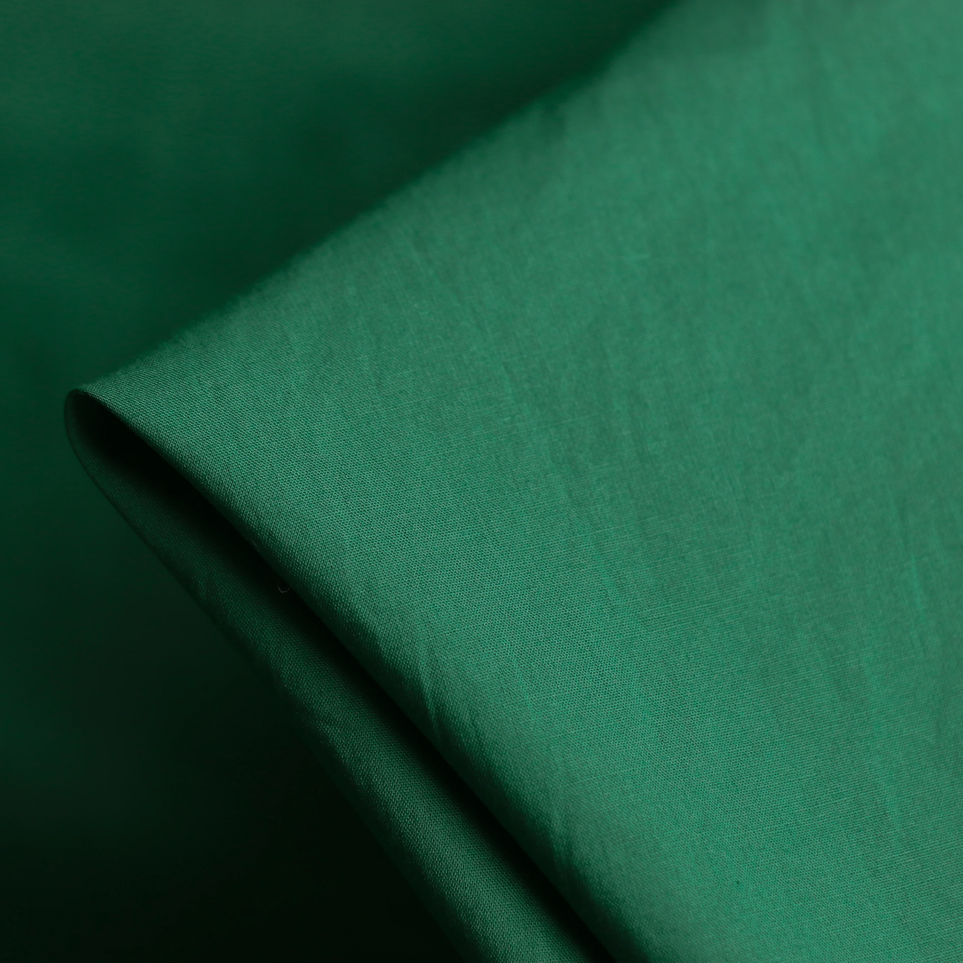 Lamatina Green Cotton Poplin