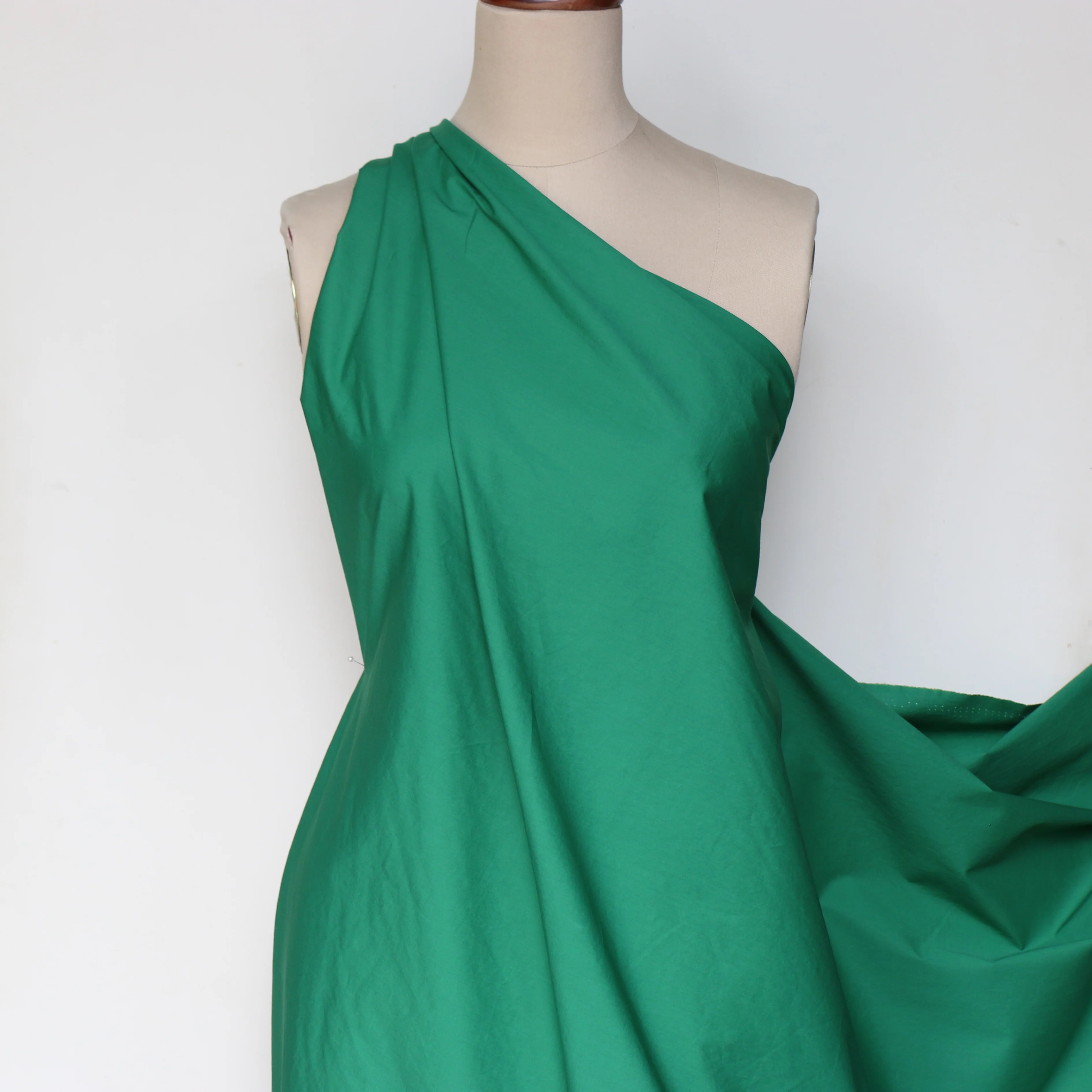 Lamatina Green Cotton Poplin - Image 4