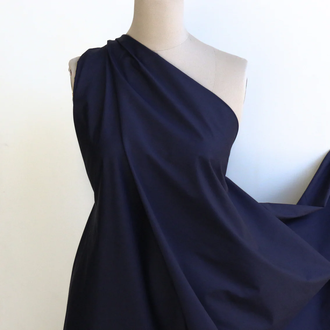 Lamatina Navy Cotton Poplin - Image 4