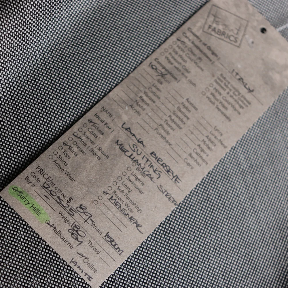 Lana Birdseye Wool Suiting - Image 3