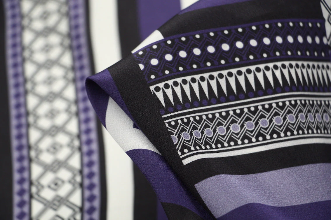 Last Chance of Bordertown - Silk Crepe De Chine