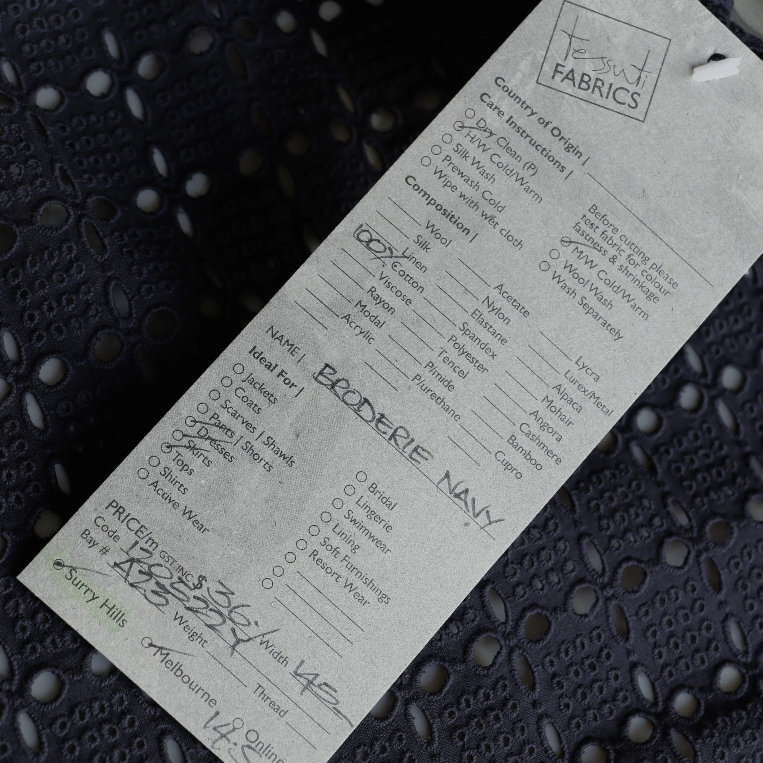 Last Chance of Broderie Navy - Image 4