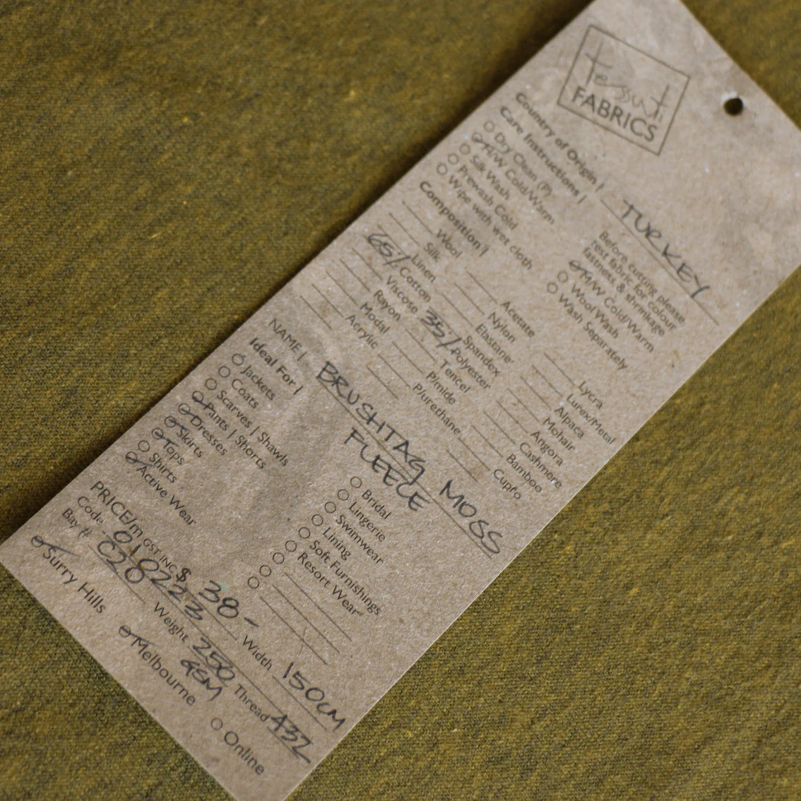 Last Chance of Brushtag Moss Fleece - Image 4