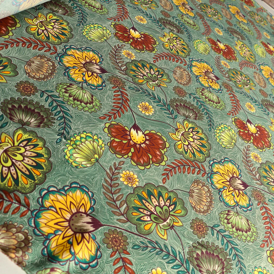 Last Chance of Carmen Forest Viscose Poplin - Image 4