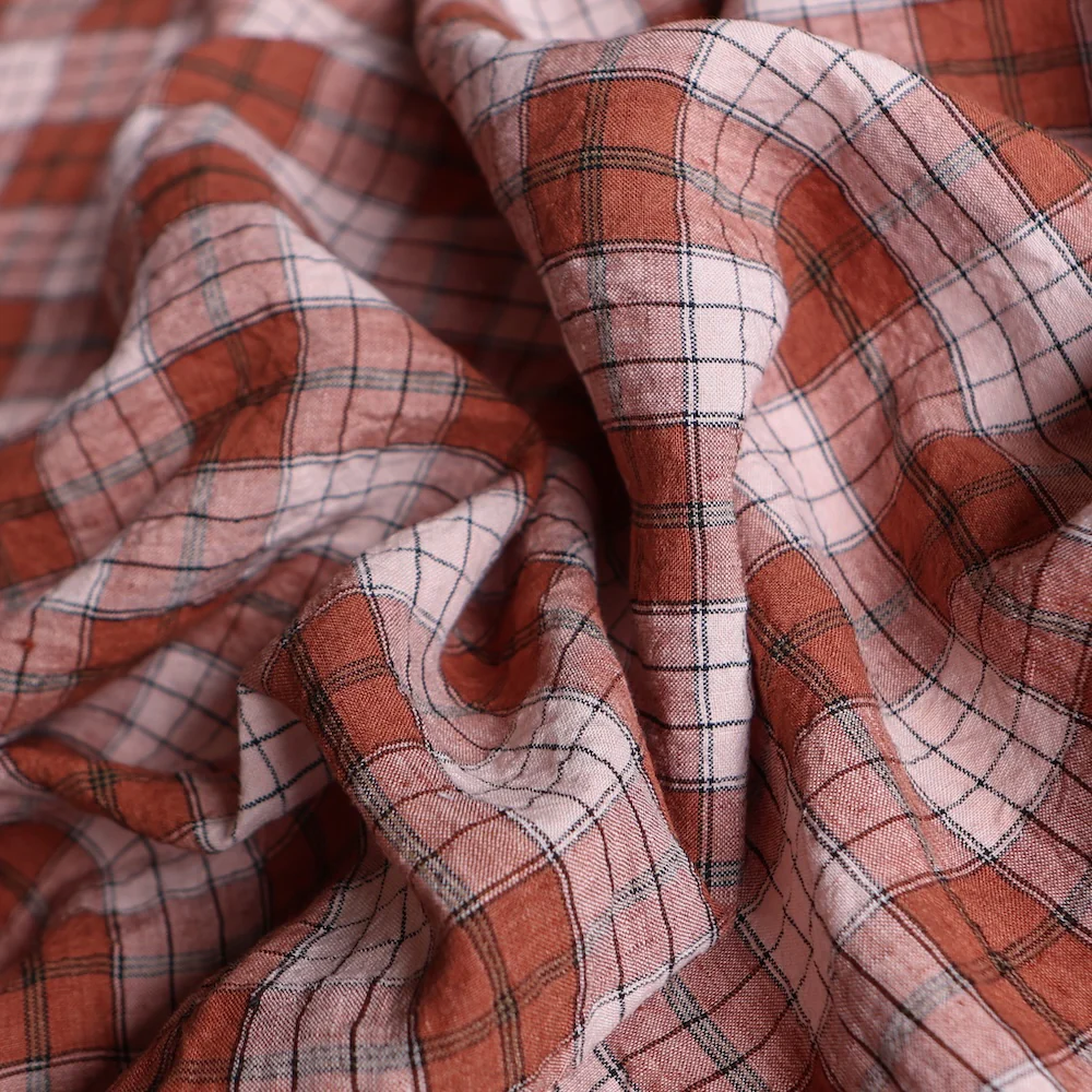 Last Chance of Heather Check Toffee/Shell Pink - Image 2