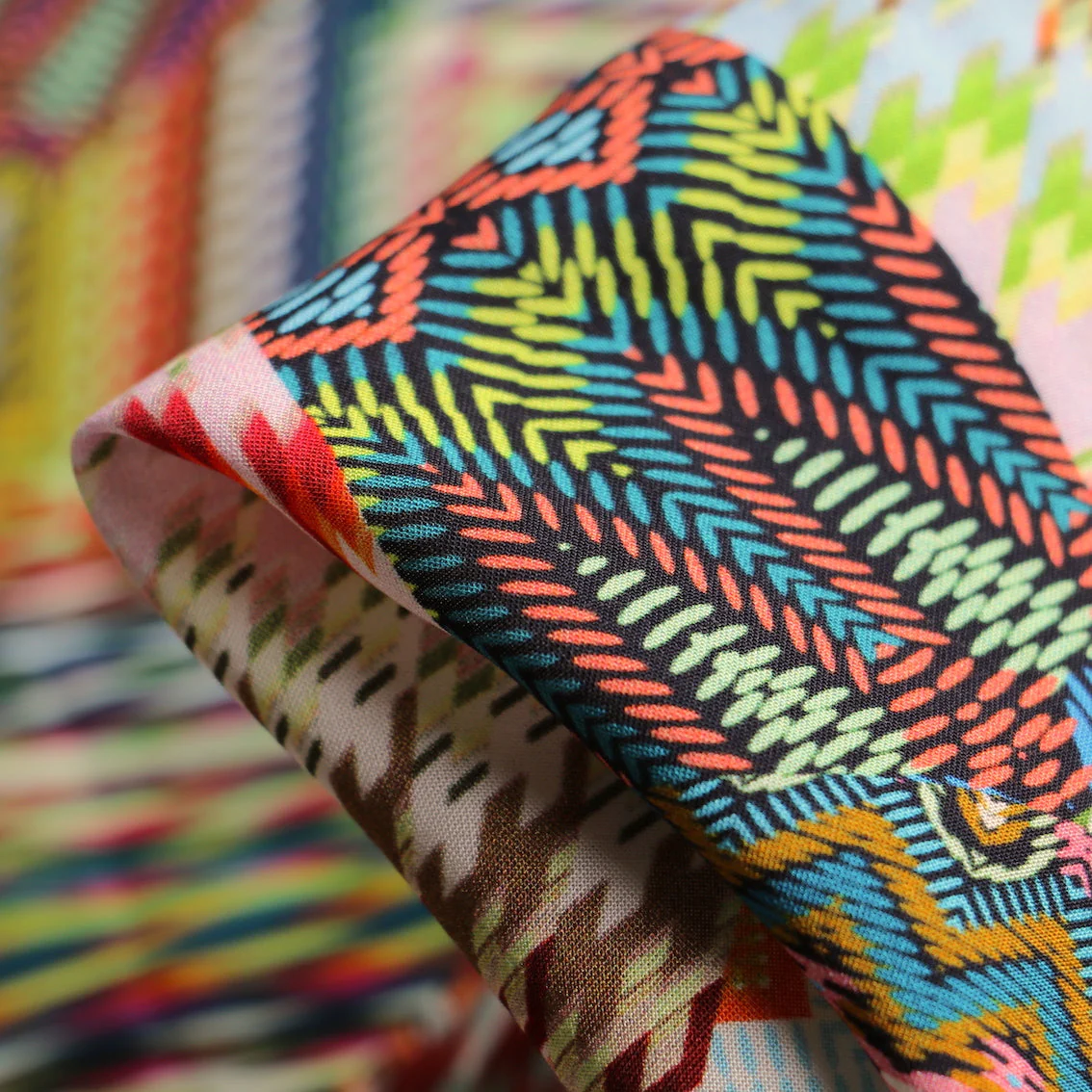 Last Chance of Shattered Art Viscose Poplin