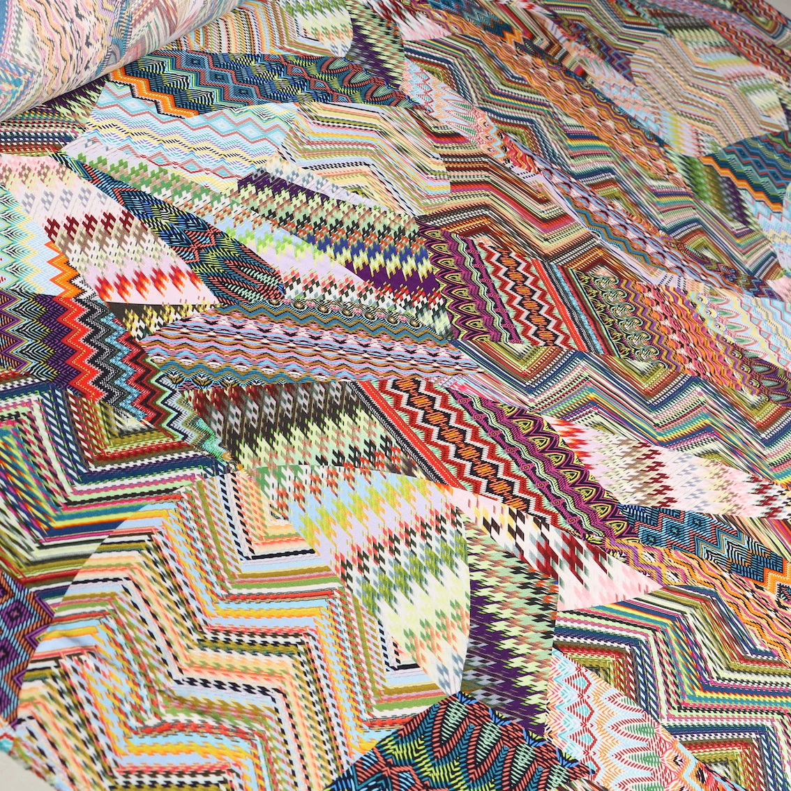 Last Chance of Shattered Art Viscose Poplin - Image 4