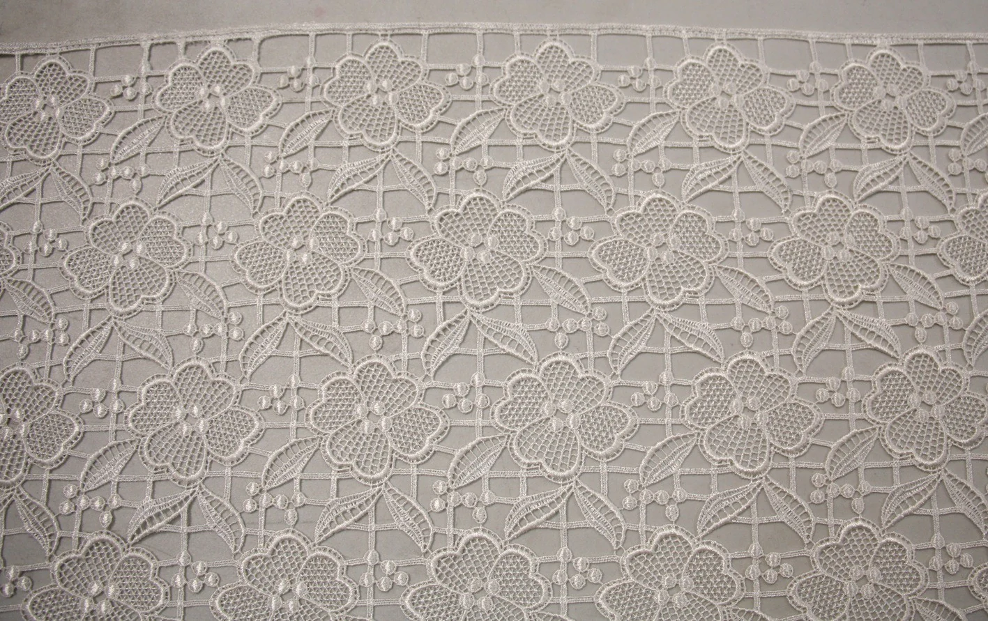 Lattice Floral Ivory - Image 2