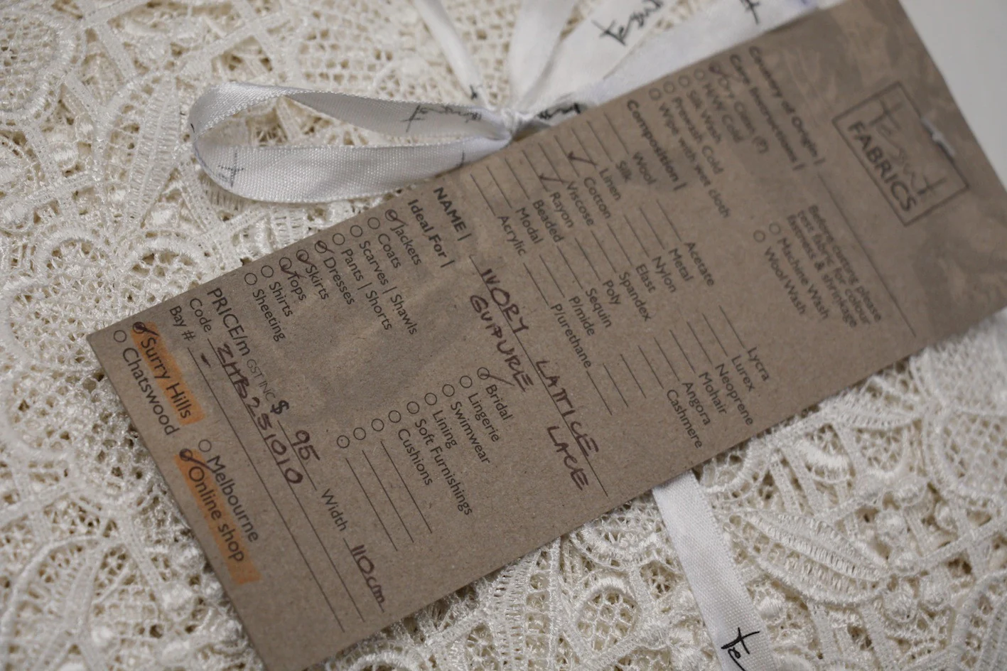 Lattice Floral Ivory - Image 6