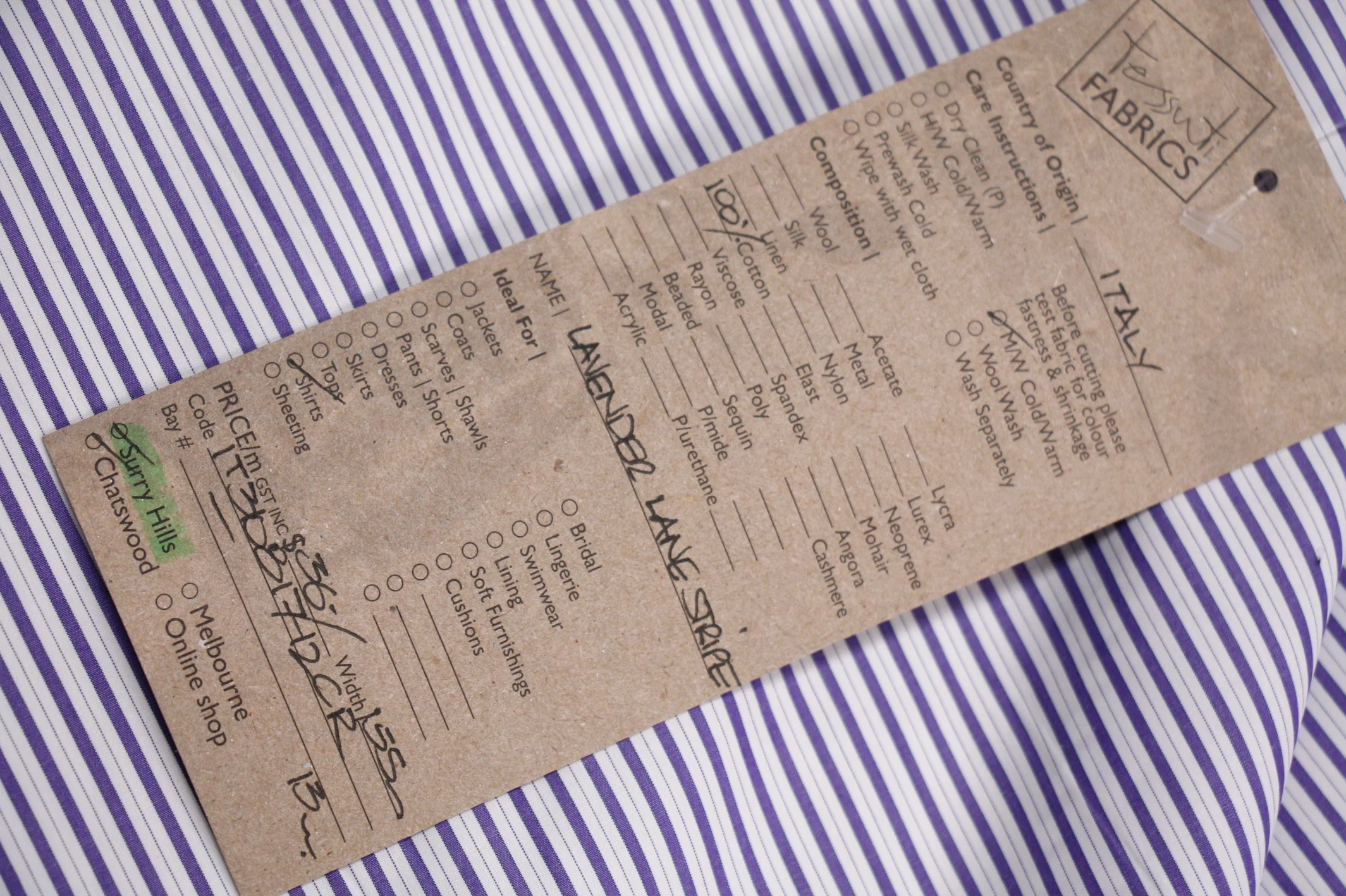 Lavender Lane Stripe - Image 3