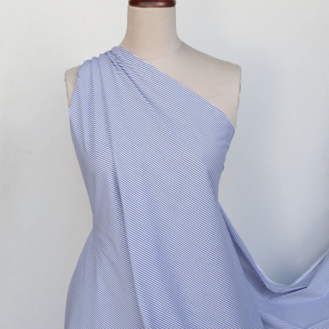 Layered Stretch Cotton Shirting - Image 5